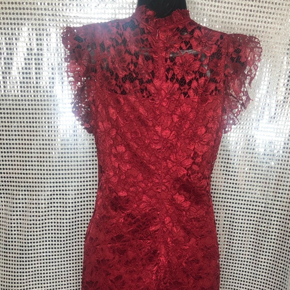 #EnfocusStudio 🍷 Lace Midi Dress - Picture 6 of 8